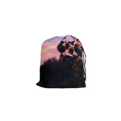 Sunflower Sunset Ii Drawstring Pouch (xs)