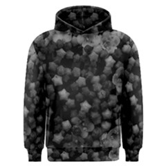 Floral Stars -black And White Men s Overhead Hoodie by okhismakingart