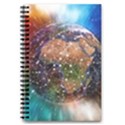 Network Earth Block Chain Globe 5.5  x 8.5  Notebook View1