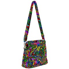 Graffiti 3 2 Zipper Messenger Bag