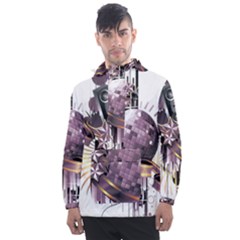 Nightclub Disco Ball Dj Dance Speaker Men s Front Pocket Pullover Windbreaker