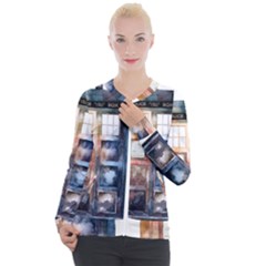 Tardis Doctor Who Transparent Casual Zip Up Jacket