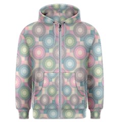 Seamless Pattern Pastels Background Men s Zipper Hoodie