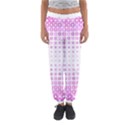 Square Pink Pattern Decoration Women s Jogger Sweatpants View1