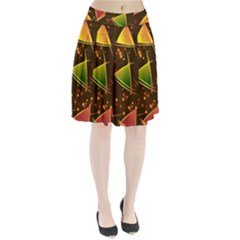 Background Non Seamless Pattern Pleated Skirt
