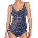 Pattern Fire Purple Repeating Tankini Set View1