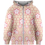 Floral Design Seamless Wallpaper Kids  Zipper Hoodie Without Drawstring
