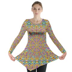 Pearl And Pearls And A Star Festive Long Sleeve Tunic 