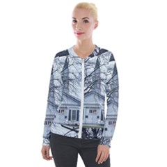 Bowling Green Prout Chapel Velour Zip Up Jacket by Riverwoman