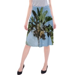 Palm Tree Midi Beach Skirt by snowwhitegirl
