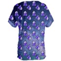 Kawaii Space Rocket Pattern Women s Oversized Tee View2
