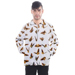 Butterflies Insect Swarm Men s Half Zip Pullover by HermanTelo