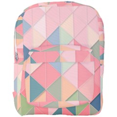 Background Geometric Triangle Full Print Backpack