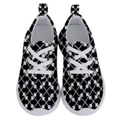 Abstract Background Arrow Running Shoes