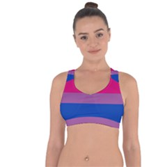 Bisexual Pride Flag Bi Lgbtq Flag Cross String Back Sports Bra by lgbtnation