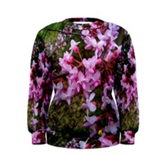 Redbud In April Women s Sweatshirt by Riverwoman