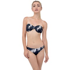 High Contrast Black And White Snowballs Ii Classic Bandeau Bikini Set by okhismakingart