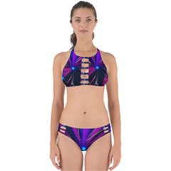 Abstract Background Lightning Perfectly Cut Out Bikini Set by Pakrebo