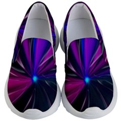 Abstract Background Lightning Kids  Lightweight Slip Ons by Pakrebo