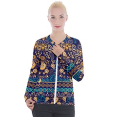 African Pattern Casual Zip Up Jacket by Sobalvarro