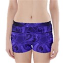 Fractal Blue Star Abstract Boyleg Bikini Wrap Bottoms View1