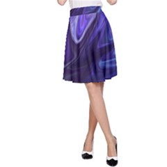 Deep Space Stars Blue Purple A-line Skirt