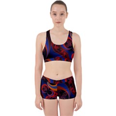 Fractal Abstract Pattern Circles Work It Out Gym Set
