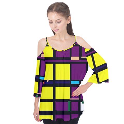 Design Pattern Colors Colorful Flutter Tees by Pakrebo