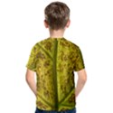 Leaf Structure Texture Background Kids  Cotton Tee View2