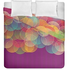 Background Circles Abstract Duvet Cover Double Side (king Size)