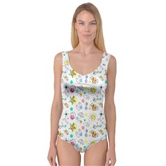 Summer Pattern Design Colorful Princess Tank Leotard  by Pakrebo