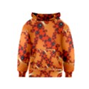 Fractal Rendering Spiral Curve Orange Kids  Pullover Hoodie View1