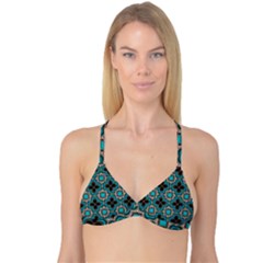 Seamless Wallpaper Pattern Ornament Pattern Reversible Tri Bikini Top