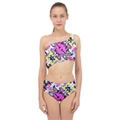 Justanotherabstractday Spliced Up Two Piece Swimsuit by designsbyamerianna