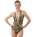 ML-C5-9 Halter Cut-Out One Piece Swimsuit View1