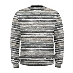 Striped Grunge Print Design Men s Sweatshirt by dflcprintsclothing