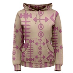 Background Non Seamless Pattern Women s Pullover Hoodie by Simbadda