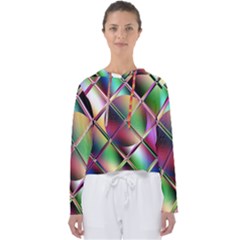 Fractal Artwork Abstract Background Women s Slouchy Sweat by Sudhe