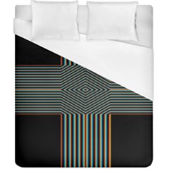 Cross Abstract Duvet Cover (california King Size)