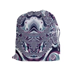 Fractal Art Artwork Design Drawstring Pouch (xl)