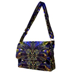 Abstract Art Artwork Fractal Design Full Print Messenger Bag