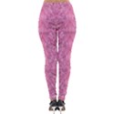 Flowers Decorative Ornate Color Lightweight Velour Leggings View2