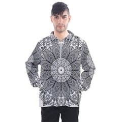 Mandala Meditation Zen Flower Yoga Men s Half Zip Pullover by Wegoenart