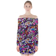 Ml 191 Long Sleeve Off Shoulder Dress by ArtworkByPatrick