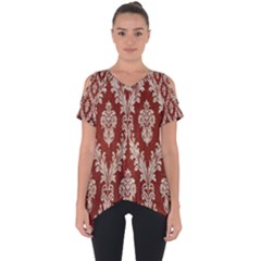 Baroque Mill Fabric Cut Out Side Drop Tee