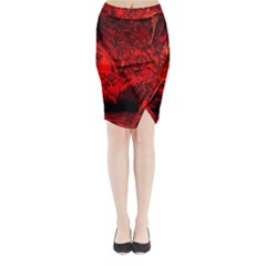 Planet Hell Hell Mystical Fantasy Midi Wrap Pencil Skirt by Pakrebo