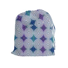 Checkerboard Again 5 Drawstring Pouch (xl) by impacteesstreetwearseven