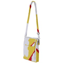 Congo Flag Map Geography Outline Multi Function Travel Bag by Sapixe