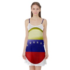 Venezuela Flag Country Nation Satin Night Slip