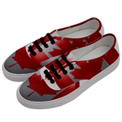 Canada Flag Country Symbol Nation Men s Classic Low Top Sneakers by Sapixe